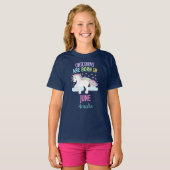 Unicorns worden geboren in juni t-shirt (Voorkant volledig)