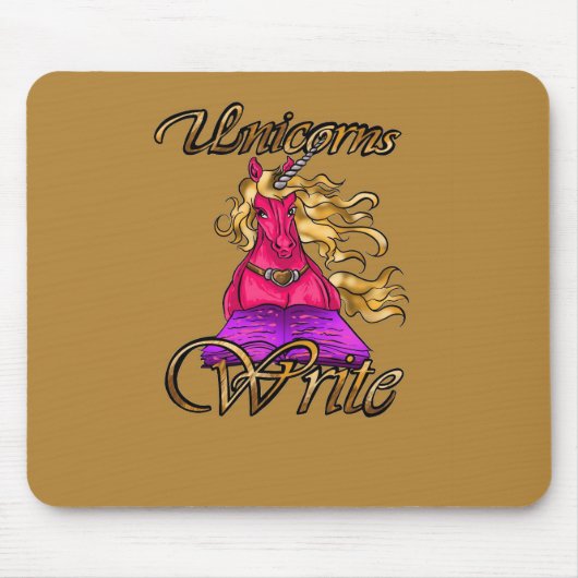 Unicorns Write Muismat (Voorkant)