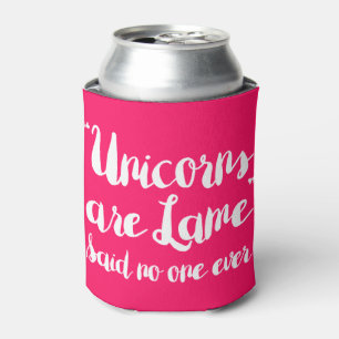 Unicorns zijn beroemd om niemand ooit blikjeskoeler