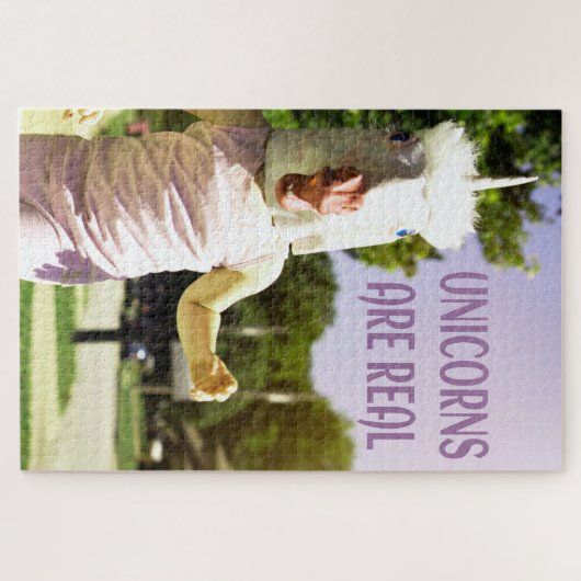 Unicorns zijn echt grappige Humor Legpuzzel (Horizontaal)