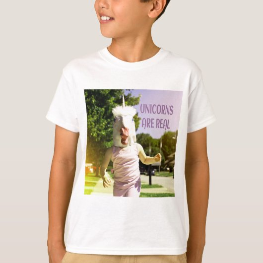 Unicorns zijn echt grappige Humor T-shirt (Voorkant)