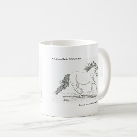 Unicorns zijn echt koffiemok (Voorkant rechts)