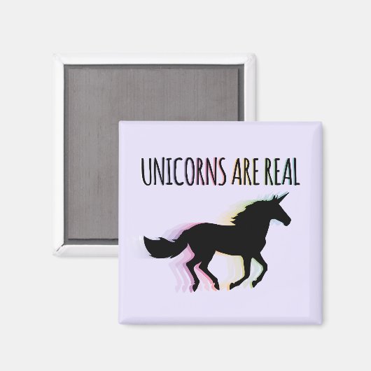 Unicorns zijn echt magneet (Voorkant / Achterkant)