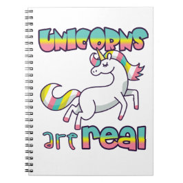 Unicorns zijn echt notitieboek