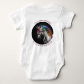 Unicorns zijn echt romper (Achterkant)