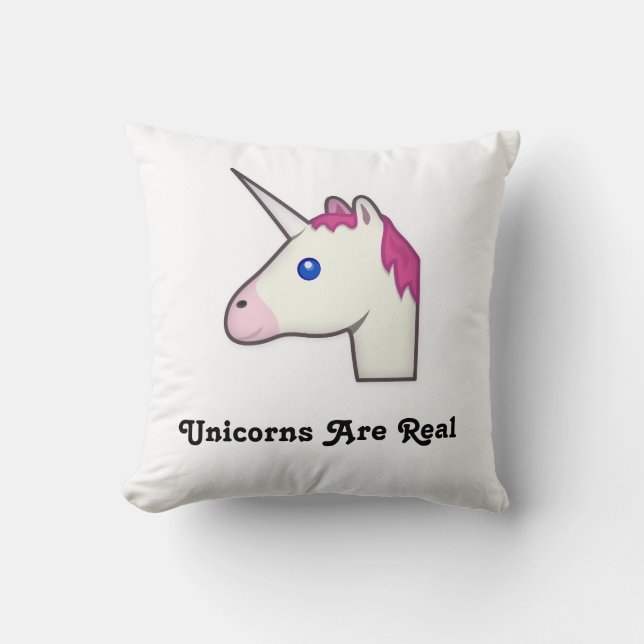 Unicorns zijn echt Sierkussen! Kussen (Voorkant)