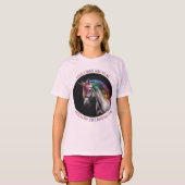 Unicorns zijn echt t-shirt (Voorkant volledig)