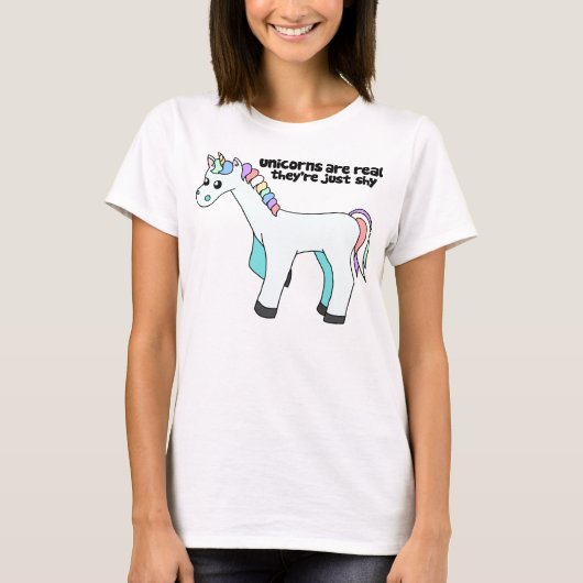 Unicorns zijn echt... t-shirt (Voorkant)