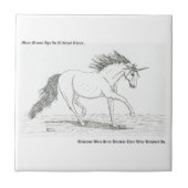 Unicorns zijn echt tegeltje (Voorkant)