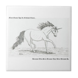 Unicorns zijn echt tegeltje