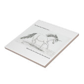 Unicorns zijn echt tegeltje (Zijkant)