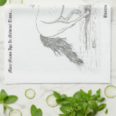 Unicorns zijn echt theedoek (Gevouwen)