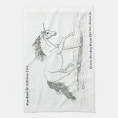 Unicorns zijn echt theedoek (Verticaal)