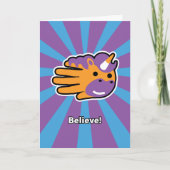 Unicorns zijn echte verjaardagsfeestjes Kaart (Voorkant)