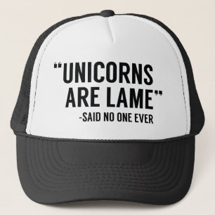 Unicorns zijn gelaam trucker pet