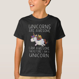 Unicorns zijn geweldige - ik ben geweldige t-shirt