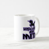 Unicorns zijn metaal koffiemok (Voorkant rechts)
