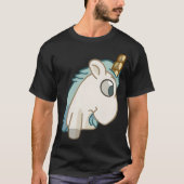 Unicorse kinderen poseren t-shirt (Voorkant)