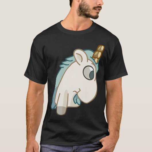 Unicorse kinderen poseren t-shirt (Voorkant)