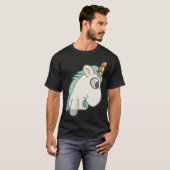 Unicorse kinderen poseren t-shirt (Voorkant volledig)