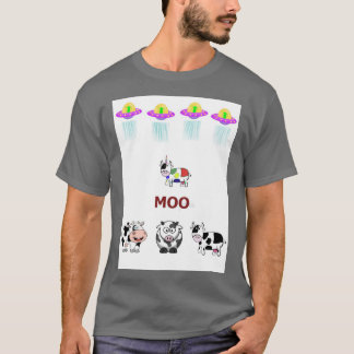 Unicow/koeien, ruimteschip, UFO, schattig T-shirt
