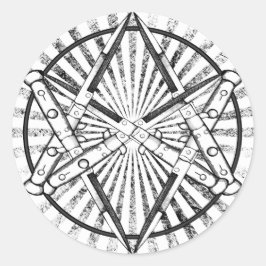 Unicursal Blades Ronde sticker