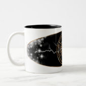 Unicursal Lightening Drinkware Tweekleurige Koffiemok (Links)