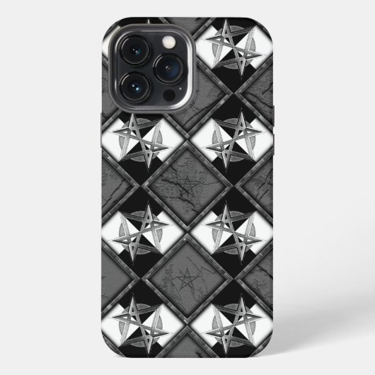 Unicursor patter iPhone hoesje (Achterkant)