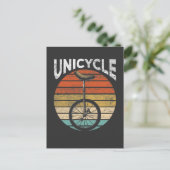 Unicycle Artist Sport Unicyclist Briefkaart (Staand voorkant)