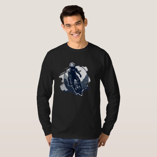 Unicycle colorless t-shirt (Voorkant volledig)