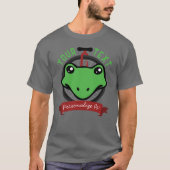 Unicycle Frog Graphic T-shirt (Voorkant)