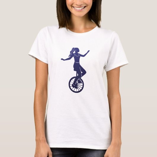 Unicycle Girl T-shirt (Voorkant)