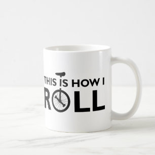 Unicycle hoe ik Funny Mug kan rollen Koffiemok