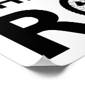 Unicycle Hoe ik het Poster van de Funny Roll (Hoek)