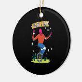 Unicycle - Ja, ik kan Keramisch Ornament (Links)