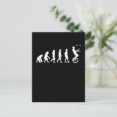 Unicycle Juggling Circus Artist Juggler Briefkaart (Staand voorkant)