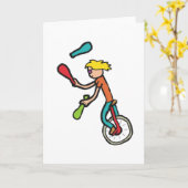 Unicycle Kaart (Gele Bloem)