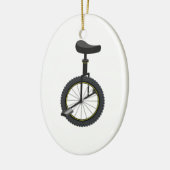 Unicycle Keramisch Ornament (Links)