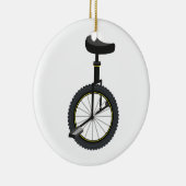 Unicycle Keramisch Ornament (Rechts)