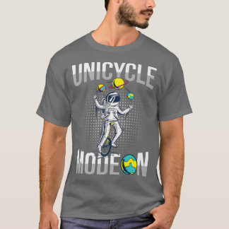 Unicycle Mode op Design voor een Unicycle Rider T-shirt