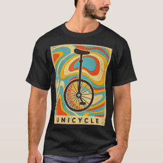  Unicycle Retro Cadeau T-shirt