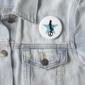unicycle rider ronde button 5,7 cm (In situ)