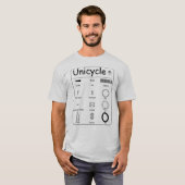Unicycle T-shirt (Voorkant volledig)