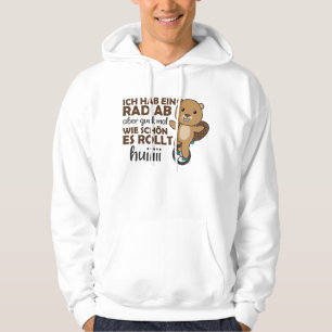 Unicyclist Beaver Circus Hoodie