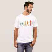 Unicyclist Unicycle Evolution-evolutietechnologie T-shirt (Voorkant volledig)