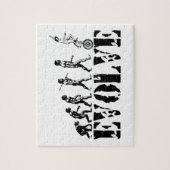 Unicyclist Unicycle Evolution Sports Unicycle Legpuzzel (Verticaal)