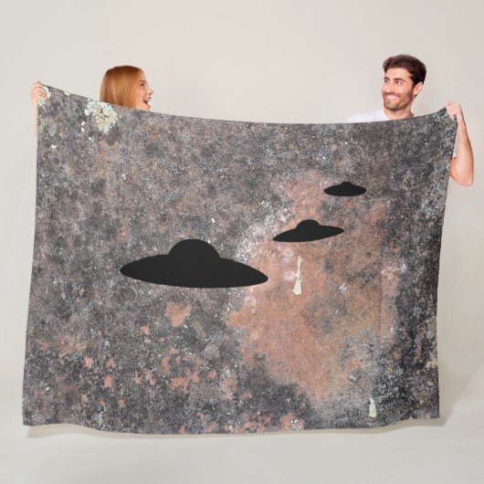 Unidentified Flying Object Fleece Deken (In situ)