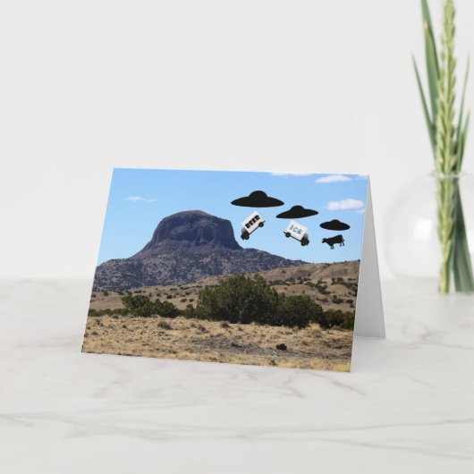 Unidentified Flying Object Kaart (Voorkant)