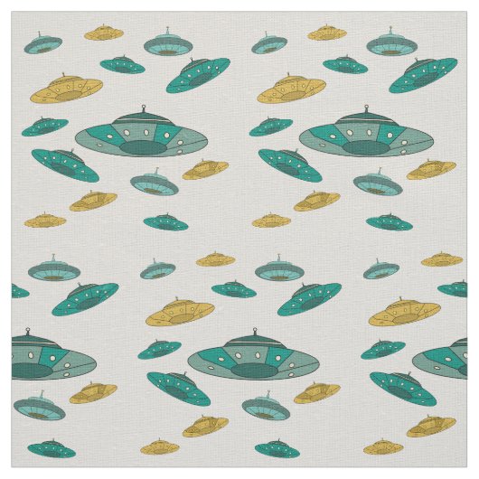Unidentified Flying Object Patroon Stof (Swatch)