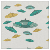 Unidentified Flying Object Patroon Stof (Close Up)